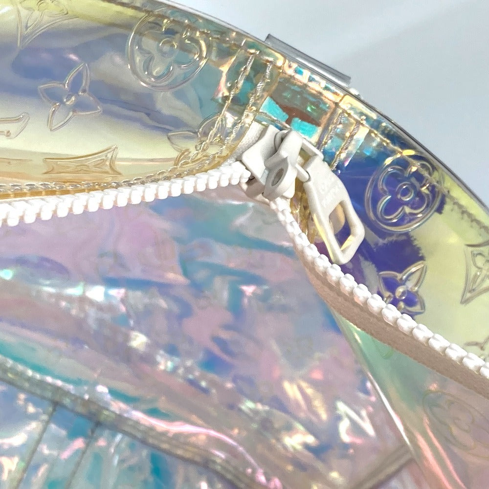 LOUIS VUITTON M53271 Monogram Prism Keepall Bandouliere 50 Travel Bag Shoulder Bag Boston Bag Leather Unisex Aurora Clear