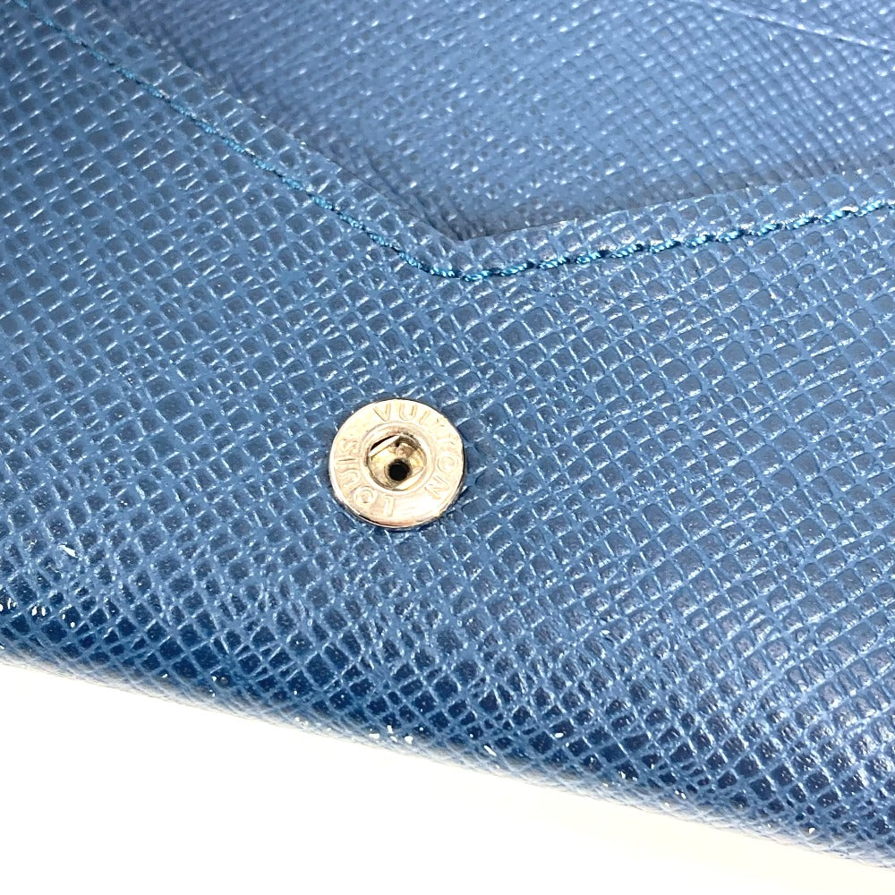 LOUIS VUITTON M64022 タイガ アンヴェロップ カルト ドゥ ヴィジット MM 名刺入れ パスケース カードケース タイガレザー ユニセックス オセアン ネイビー