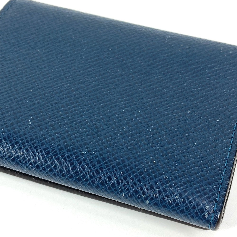 LOUIS VUITTON M64022 タイガ アンヴェロップ カルト ドゥ ヴィジット MM 名刺入れ パスケース カードケース タイガレザー ユニセックス オセアン ネイビー