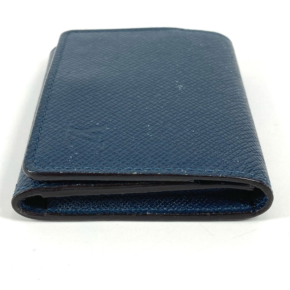 LOUIS VUITTON M64022 タイガ アンヴェロップ カルト ドゥ ヴィジット MM 名刺入れ パスケース カードケース タイガレザー ユニセックス オセアン ネイビー