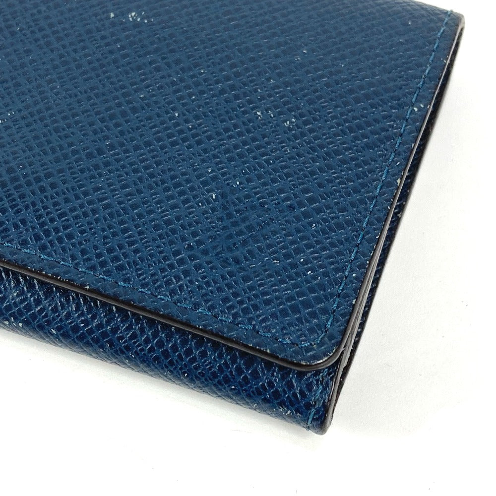 LOUIS VUITTON M64022 タイガ アンヴェロップ カルト ドゥ ヴィジット MM 名刺入れ パスケース カードケース タイガレザー ユニセックス オセアン ネイビー