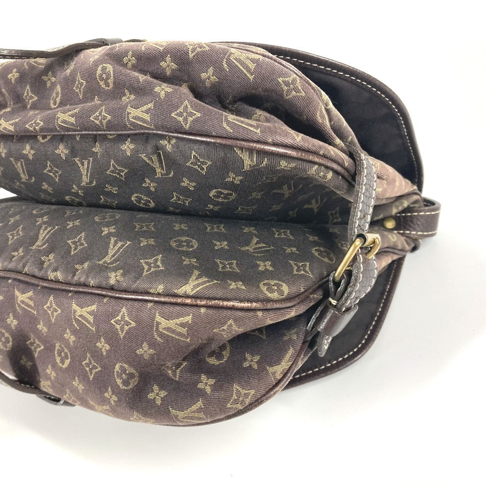 LOUIS VUITTON M95227 モノグラムミニラン ソミュール30 カバン 斜め掛け ショルダーバッグ モノグラムミニランキャンバス レディース フザン ブラウン