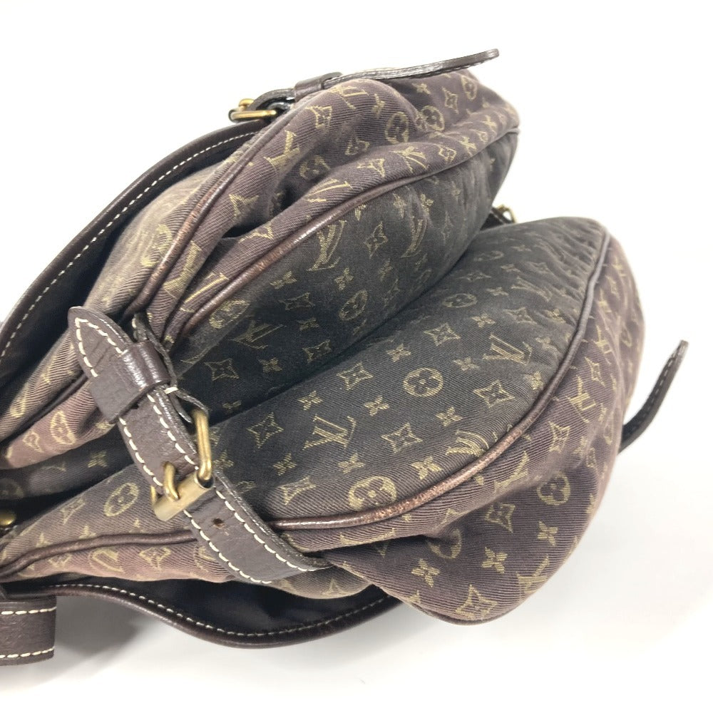 LOUIS VUITTON M95227 モノグラムミニラン ソミュール30 カバン 斜め掛け ショルダーバッグ モノグラムミニランキャンバス レディース フザン ブラウン