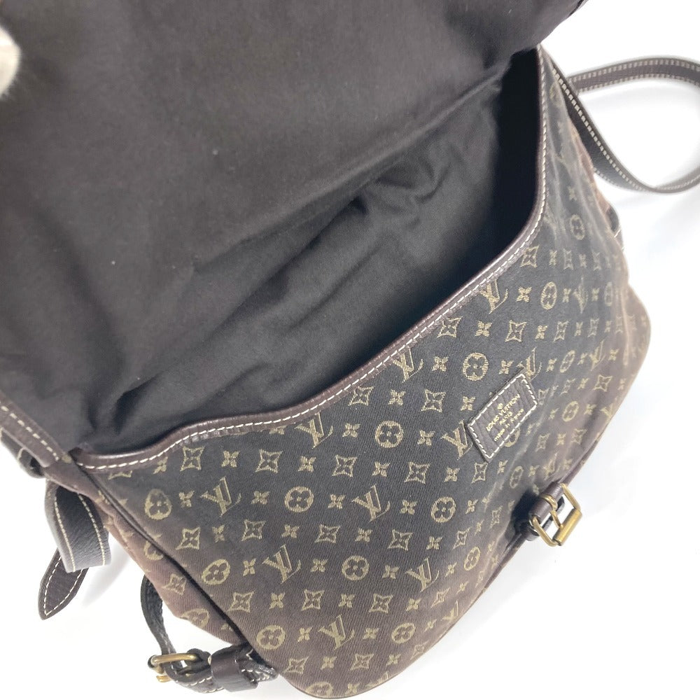 LOUIS VUITTON M95227 モノグラムミニラン ソミュール30 カバン 斜め掛け ショルダーバッグ モノグラムミニランキャンバス レディース フザン ブラウン