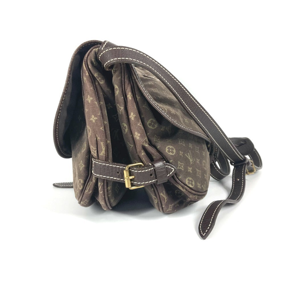 LOUIS VUITTON M95227 モノグラムミニラン ソミュール30 カバン 斜め掛け ショルダーバッグ モノグラムミニランキャンバス レディース フザン ブラウン