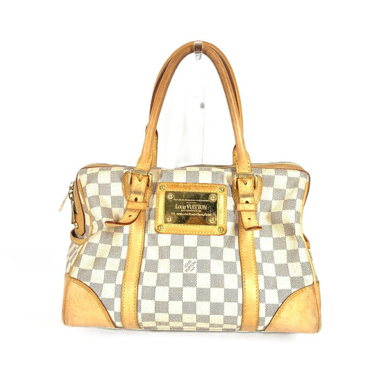 LOUIS VUITTON N52001 ダミエアズール バークレーPM カバン トートバッグ ハンドバッグ キャンバス レディース ホワイト