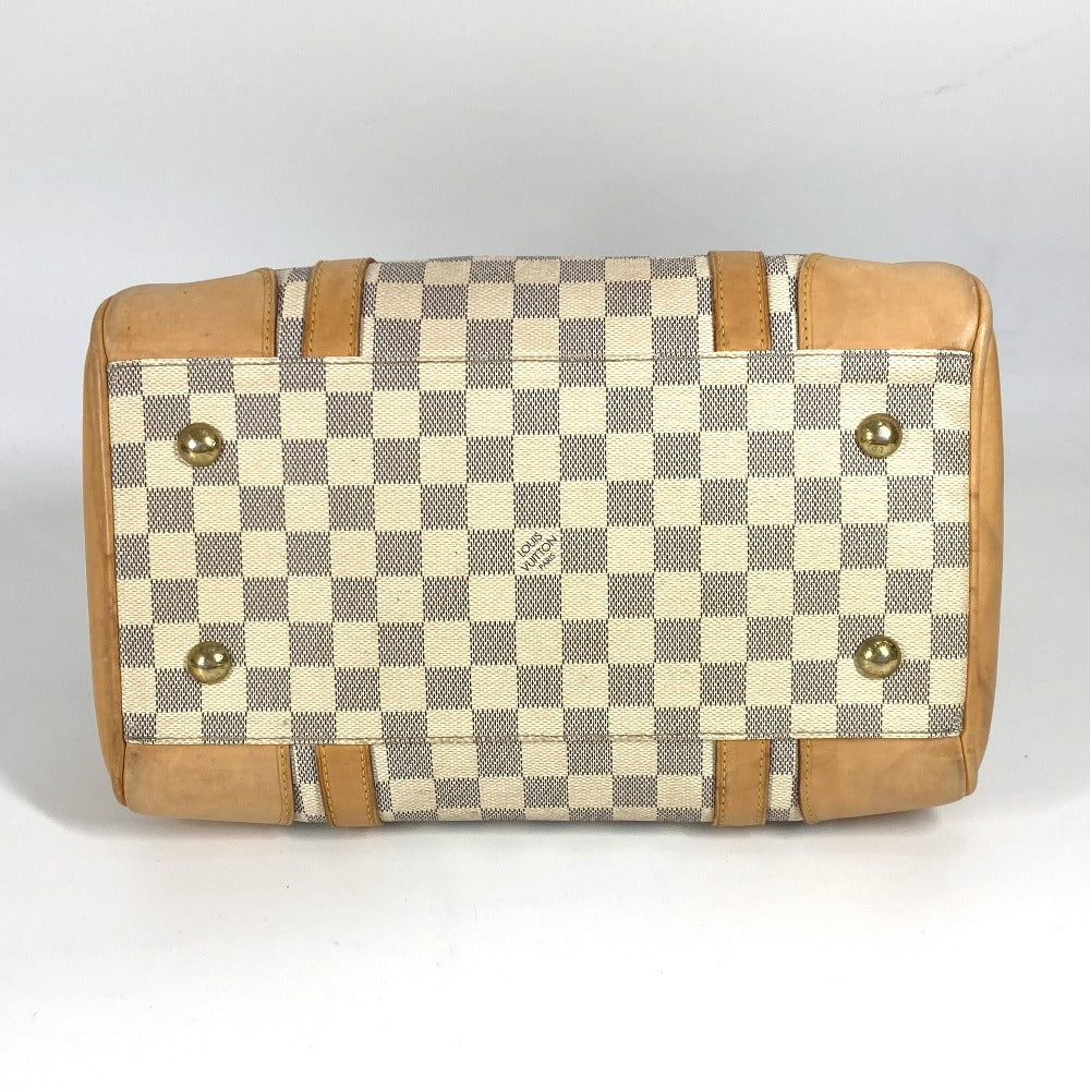 LOUIS VUITTON N52001 ダミエアズール バークレーPM カバン トートバッグ ハンドバッグ キャンバス レディース ホワイト