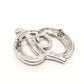 Dior ロゴ CD ブローチ ピン アクセサリー ブローチ メタル レディース シルバー