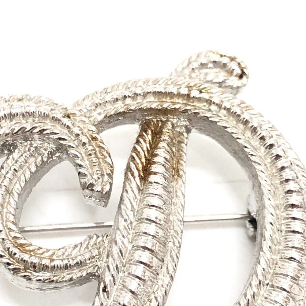 Dior ロゴ CD ブローチ ピン アクセサリー ブローチ メタル レディース シルバー