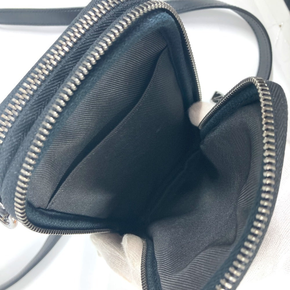 LOUIS VUITTON M69534 モノグラムエクリプス ダブルフォンポーチ ポシェット カバン 斜め掛け ショルダーバッグ モノグラムエクリプスキャンバス ユニセックス ブラック