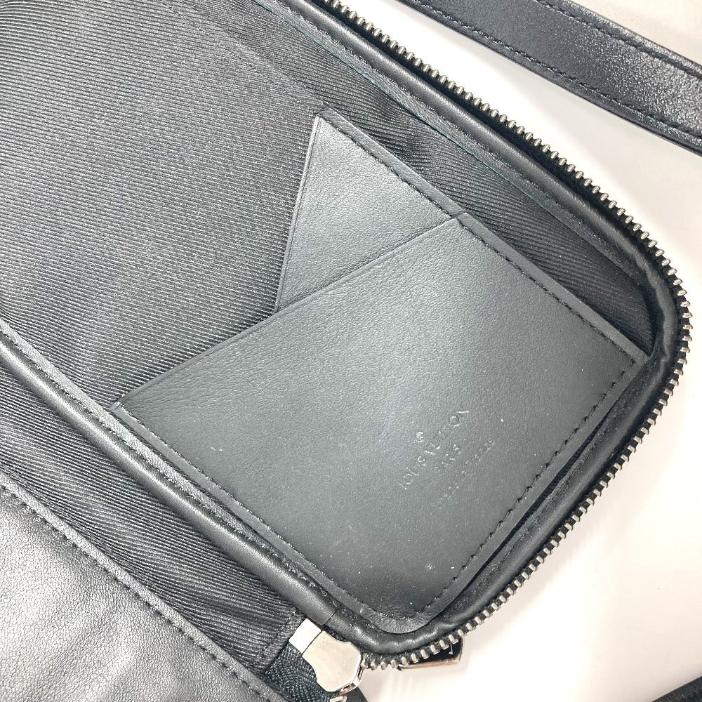 LOUIS VUITTON M69534 モノグラムエクリプス ダブルフォンポーチ ポシェット カバン 斜め掛け ショルダーバッグ モノグラムエクリプスキャンバス ユニセックス ブラック