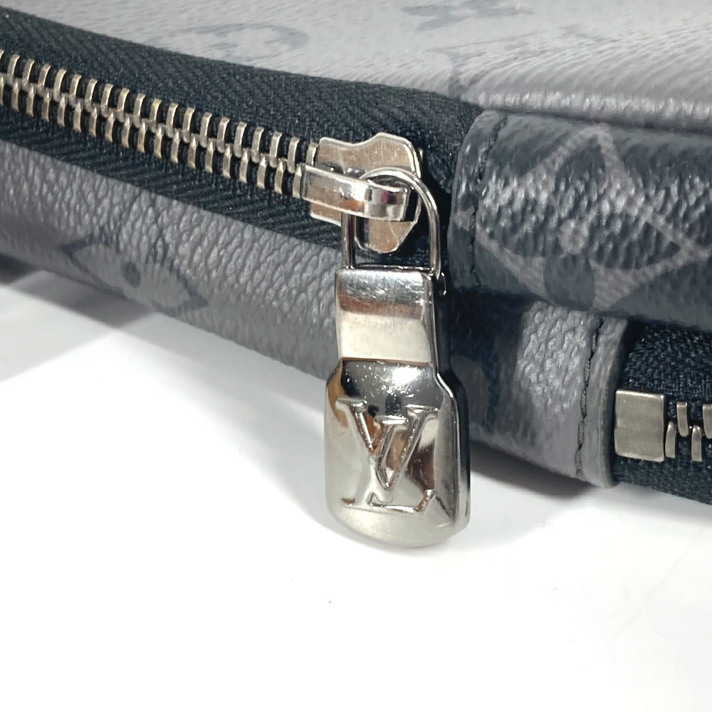 LOUIS VUITTON M69534 モノグラムエクリプス ダブルフォンポーチ ポシェット カバン 斜め掛け ショルダーバッグ モノグラムエクリプスキャンバス ユニセックス ブラック