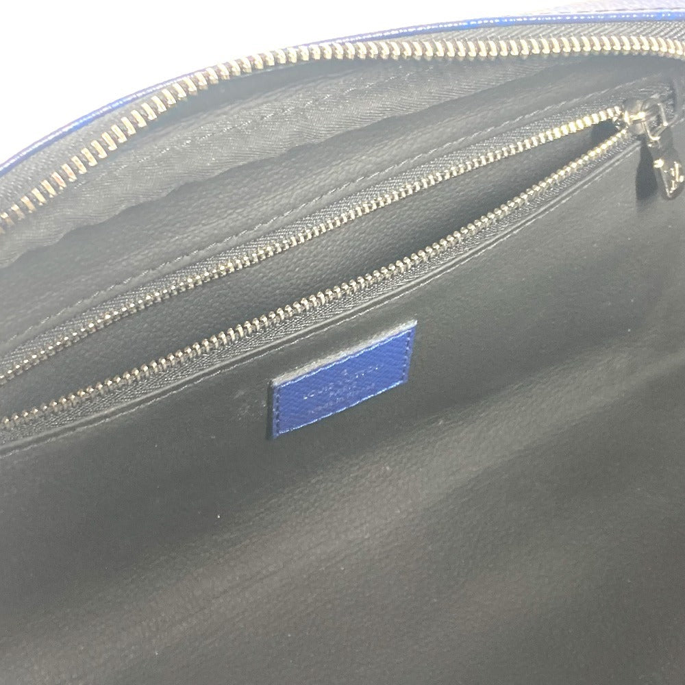 LOUIS VUITTON M30849 タイガラマ ドップ・キット ポーチ ハンドバッグ クラッチバッグ セカンドバッグ タイガレザー ユニセックス ブルー