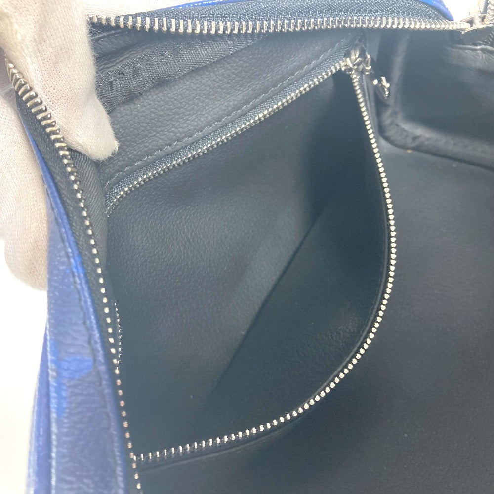 LOUIS VUITTON M30849 タイガラマ ドップ・キット ポーチ ハンドバッグ クラッチバッグ セカンドバッグ タイガレザー ユニセックス ブルー