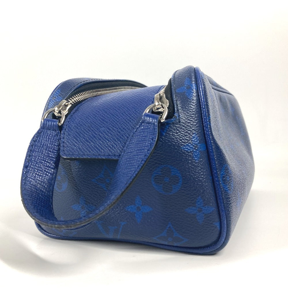 LOUIS VUITTON M30849 タイガラマ ドップ・キット ポーチ ハンドバッグ クラッチバッグ セカンドバッグ タイガレザー ユニセックス ブルー