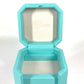 TIFFANY&Co. 73476933 ティファニー ファセット ジュエリー ボックス（トール） アクセサリーケース ボックス BOX ジュエリーボックス 小物入れ レザー レディース ブルー