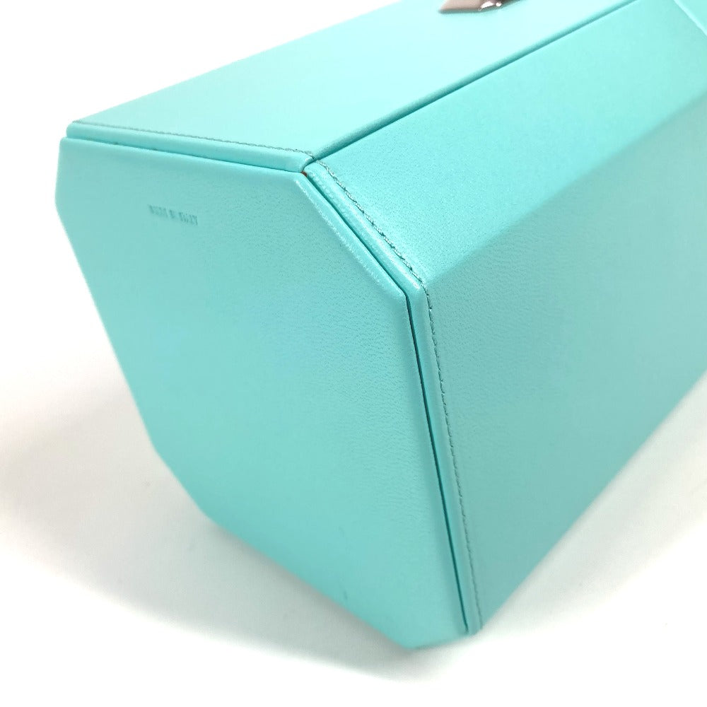 TIFFANY&Co. 73476933 ティファニー ファセット ジュエリー ボックス（トール） アクセサリーケース ボックス BOX ジュエリーボックス 小物入れ レザー レディース ブルー