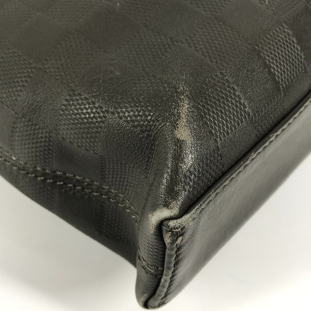 LOUIS VUITTON ダミエアンフィニ ポルトドキュマンジュール PDJ 書類バッグ トートバッグ カバン ブリーフケース ハンドバッグ ビジネスバッグ ダミエアンフィニレザー ユニセックス グラニ グレージュ