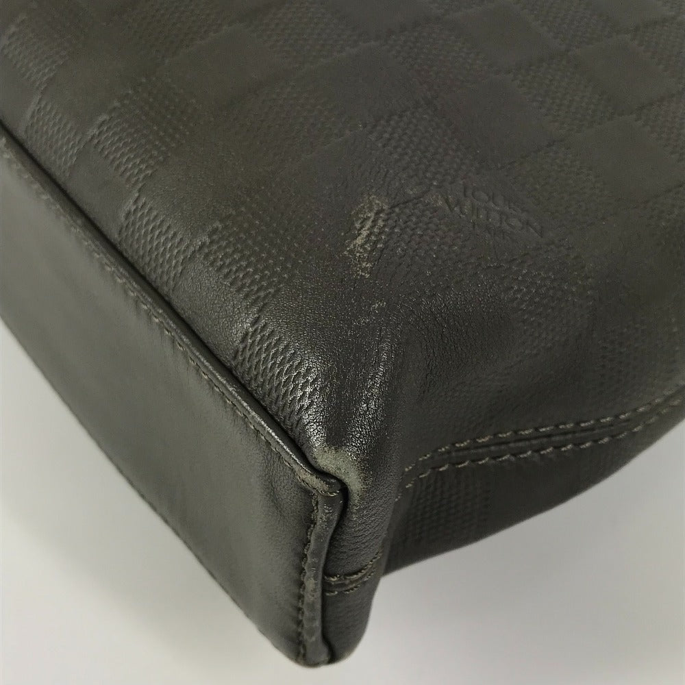 LOUIS VUITTON ダミエアンフィニ ポルトドキュマンジュール PDJ 書類バッグ トートバッグ カバン ブリーフケース ハンドバッグ ビジネスバッグ ダミエアンフィニレザー ユニセックス グラニ グレージュ