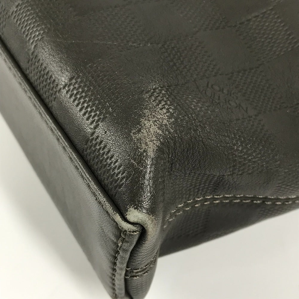 LOUIS VUITTON ダミエアンフィニ ポルトドキュマンジュール PDJ 書類バッグ トートバッグ カバン ブリーフケース ハンドバッグ ビジネスバッグ ダミエアンフィニレザー ユニセックス グラニ グレージュ