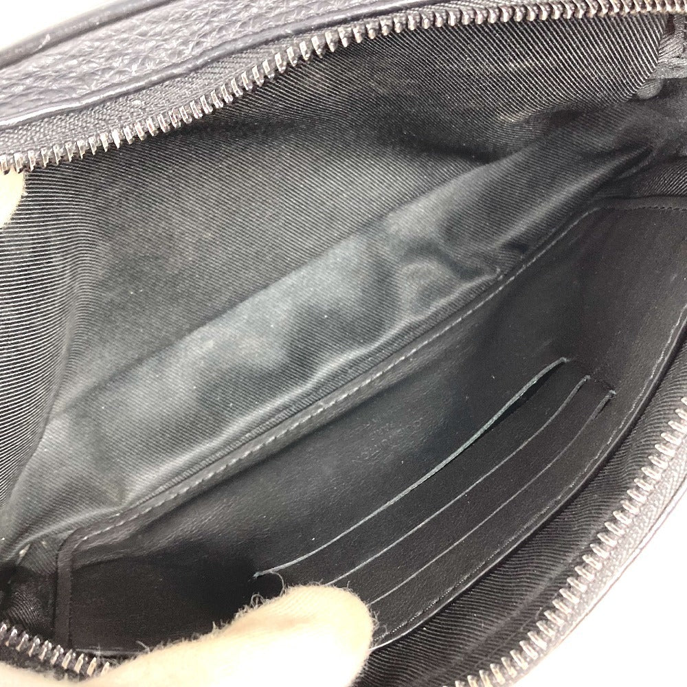 LOUIS VUITTON M55703 モノグラムトリヨン チェーン ポシェットヴォルガ カバン ポーチ セカンドバッグ ストラップ付 クラッチバッグ トリヨンレザー ユニセックス ノワール ブラック