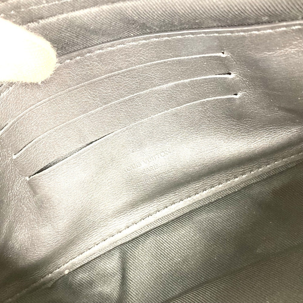 LOUIS VUITTON M55703 モノグラムトリヨン チェーン ポシェットヴォルガ カバン ポーチ セカンドバッグ ストラップ付 クラッチバッグ トリヨンレザー ユニセックス ノワール ブラック
