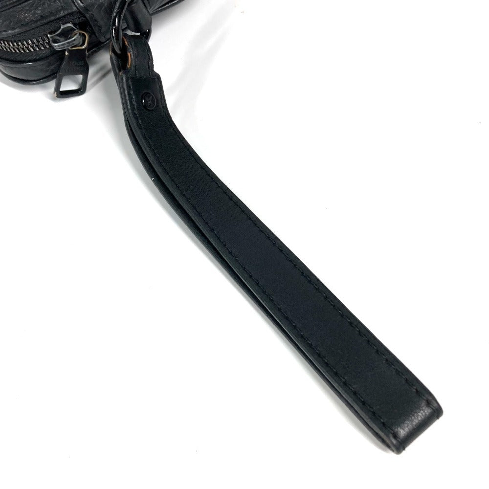 LOUIS VUITTON M55703 モノグラムトリヨン チェーン ポシェットヴォルガ カバン ポーチ セカンドバッグ ストラップ付 クラッチバッグ トリヨンレザー ユニセックス ノワール ブラック