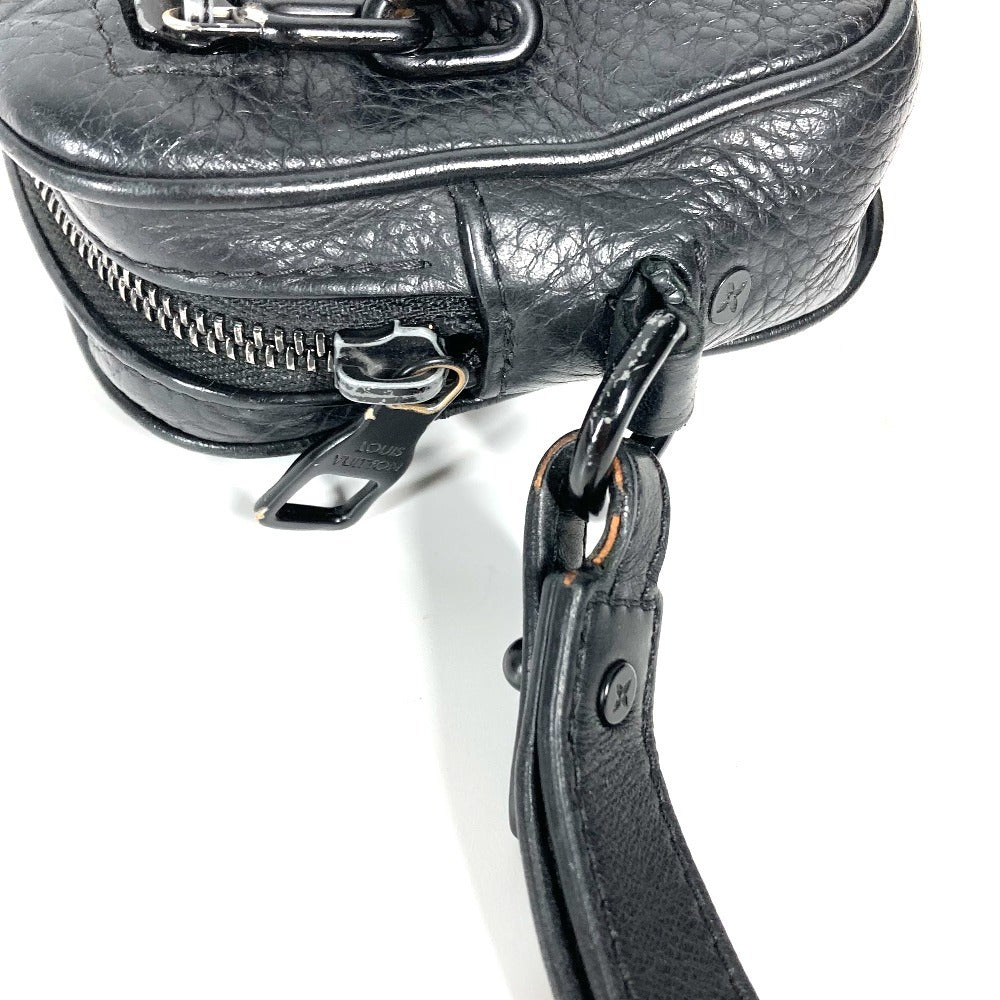LOUIS VUITTON M55703 モノグラムトリヨン チェーン ポシェットヴォルガ カバン ポーチ セカンドバッグ ストラップ付 クラッチバッグ トリヨンレザー ユニセックス ノワール ブラック