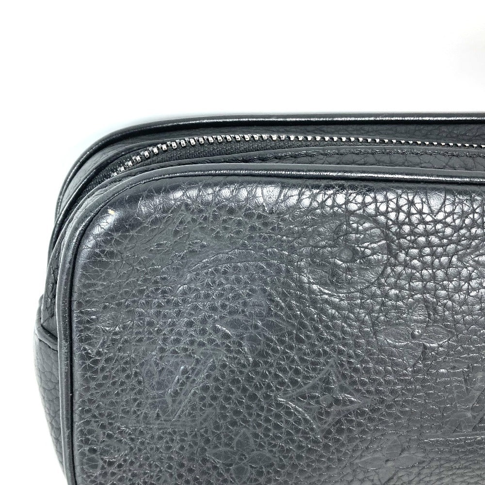 LOUIS VUITTON M55703 モノグラムトリヨン チェーン ポシェットヴォルガ カバン ポーチ セカンドバッグ ストラップ付 クラッチバッグ トリヨンレザー ユニセックス ノワール ブラック