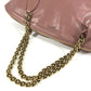 LOUIS VUITTON M94358 ロックイット チェーン カバン Wチェーン 肩掛け トートバッグ ショルダーバッグ カーフレザー レディース ローズ ピンク