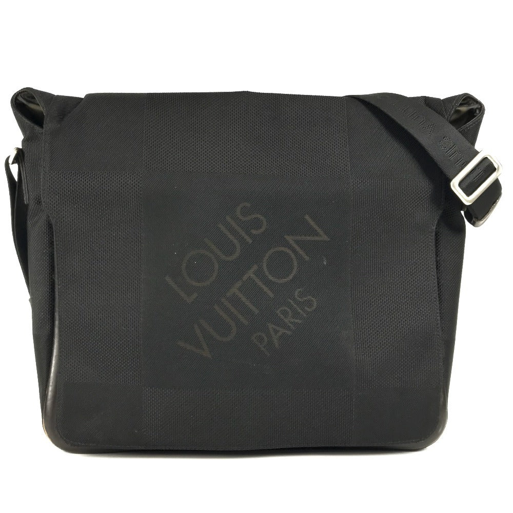 LOUIS VUITTON M93225 Damier Geant Messager NM Messenger Bag, Flap Shoulder Bag, Damier Geant Canvas, Men's, Noir Black