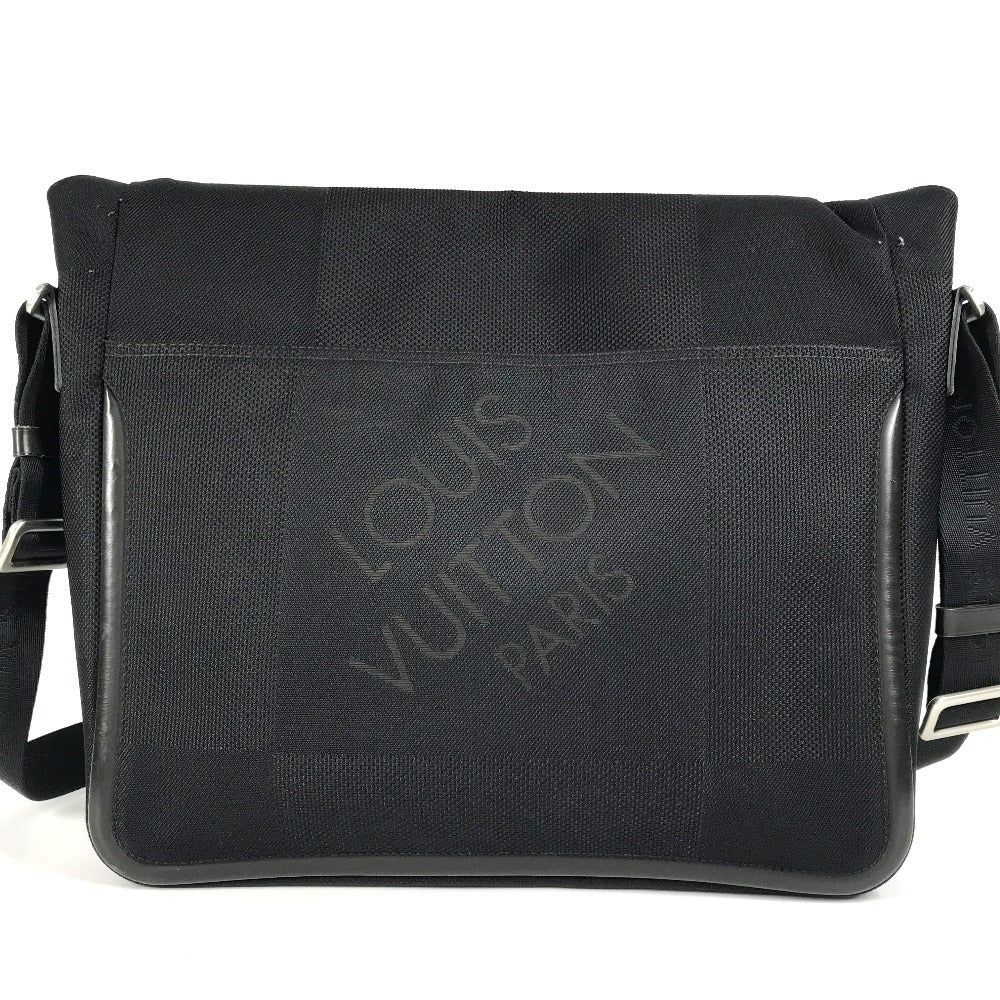 LOUIS VUITTON M93225 Damier Geant Messager NM Messenger Bag, Flap Shoulder Bag, Damier Geant Canvas, Men's, Noir Black