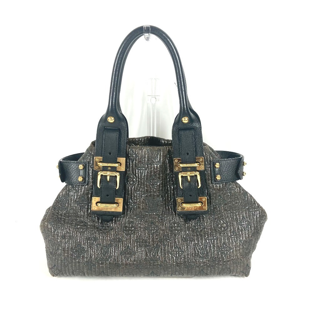 LOUIS VUITTON M95595 Monogram Motard Biker Handbag/Tote/Shoulder Bag, Monogram Motard, Women's, Noir/Black