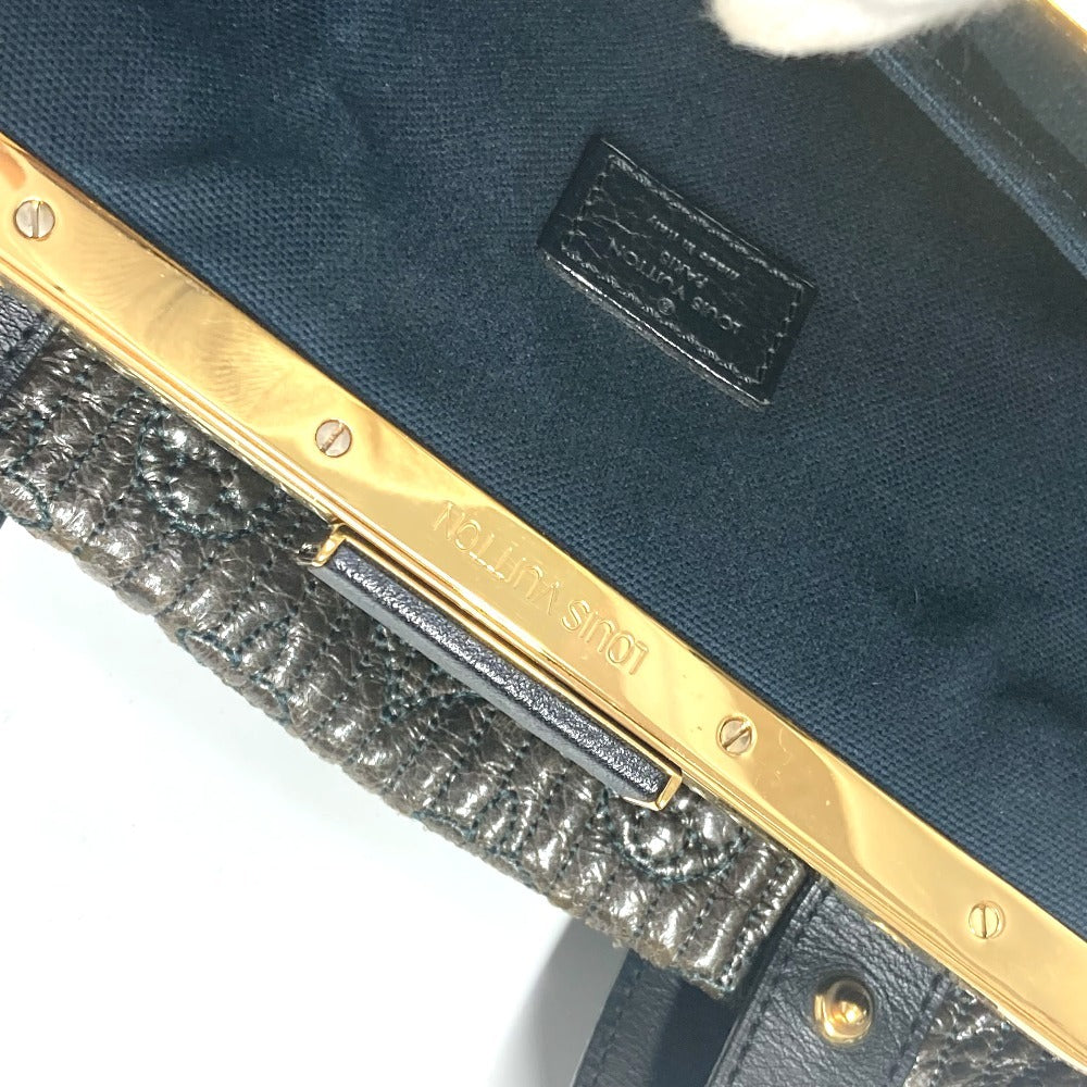 LOUIS VUITTON M95595 Monogram Motard Biker Handbag/Tote/Shoulder Bag, Monogram Motard, Women's, Noir/Black