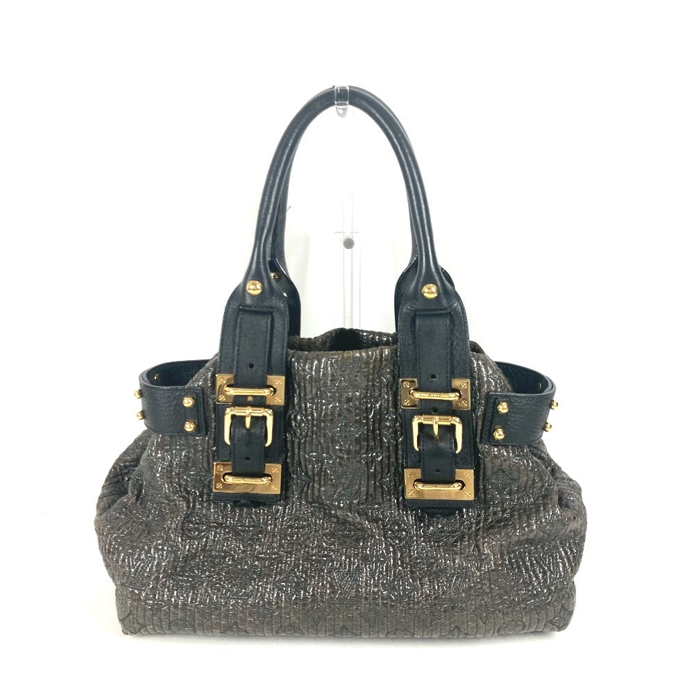 LOUIS VUITTON M95595 Monogram Motard Biker Handbag/Tote/Shoulder Bag, Monogram Motard, Women's, Noir/Black