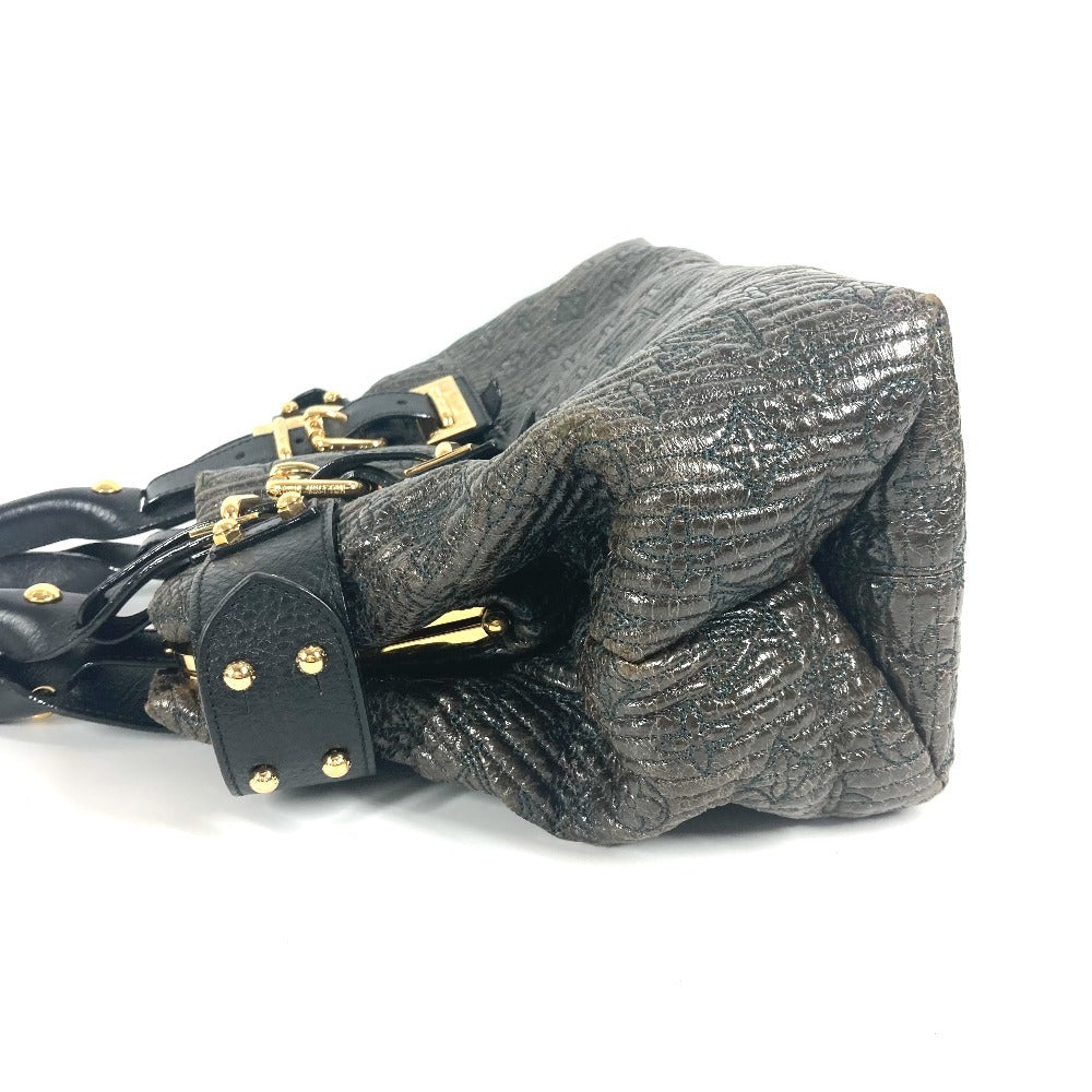 LOUIS VUITTON M95595 Monogram Motard Biker Handbag/Tote/Shoulder Bag, Monogram Motard, Women's, Noir/Black