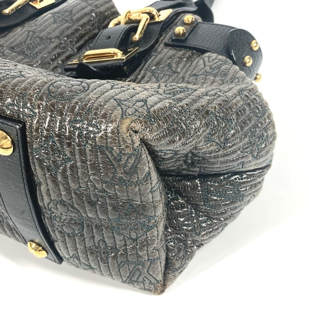 LOUIS VUITTON M95595 Monogram Motard Biker Handbag/Tote/Shoulder Bag, Monogram Motard, Women's, Noir/Black