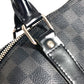 LOUIS VUITTON N41413 Damier Graphite Keepall Bandouliere 55 2-Way Bag, Travel Bag, Boston Bag, Damier Graphite Canvas, Unisex, Black