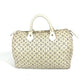LOUIS VUITTON M95500 Monogram Mini Run Speedy 30 Mini Boston Bag, Handbag, Monogram Mini Run Canvas, Women's, White