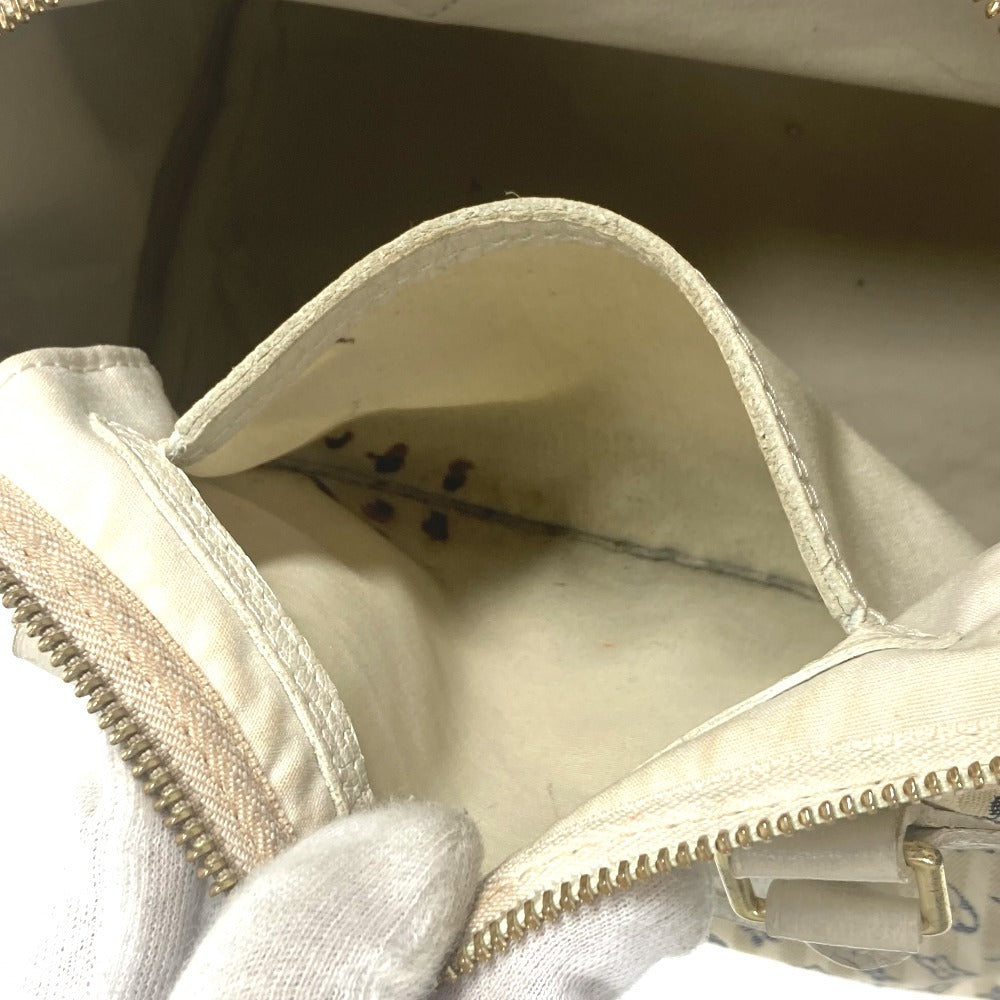 LOUIS VUITTON M95500 Monogram Mini Run Speedy 30 Mini Boston Bag, Handbag, Monogram Mini Run Canvas, Women's, White