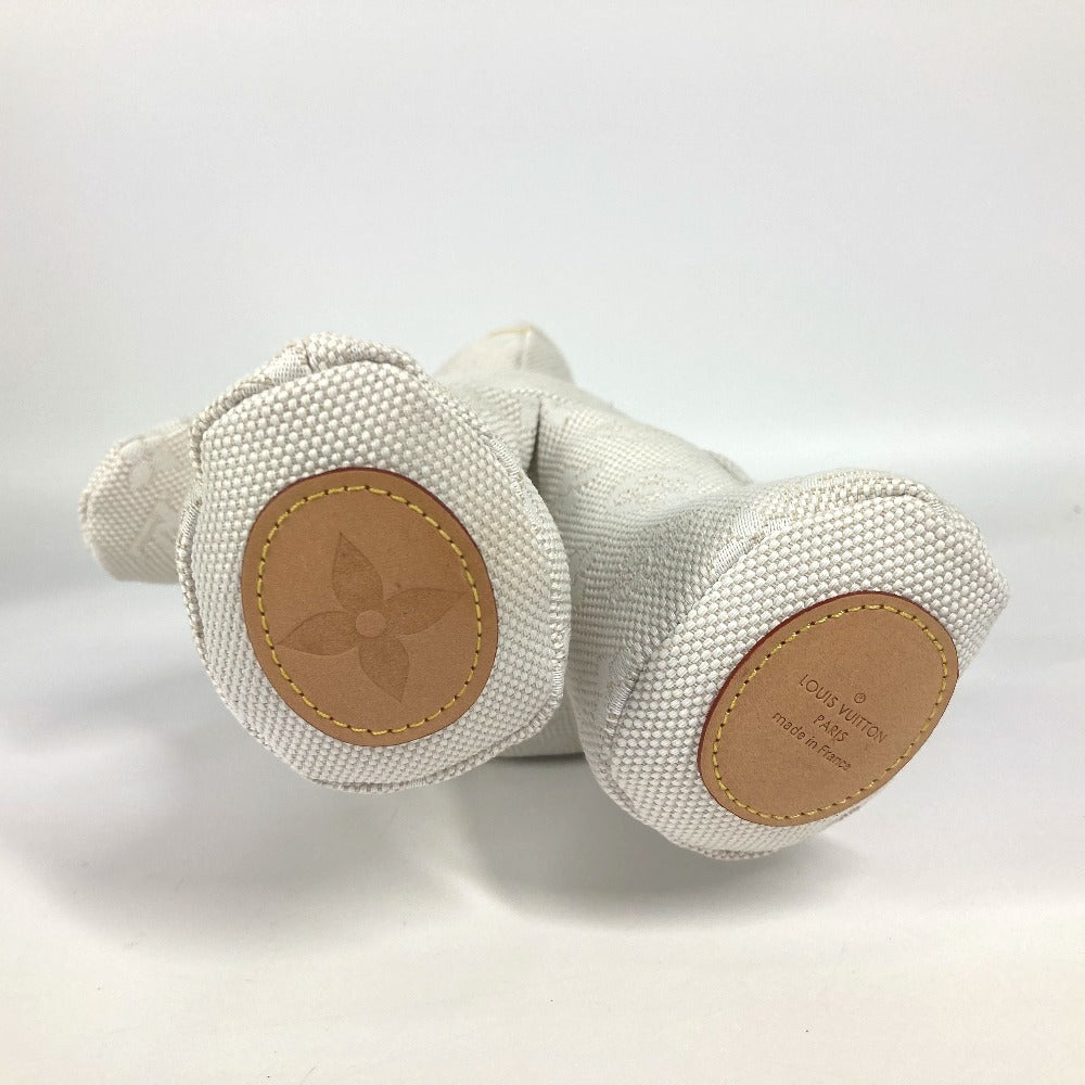 LOUIS VUITTON GI0869 Dudou Louis Teddy Bear, Cotton, Unisex, White, Interior Decor