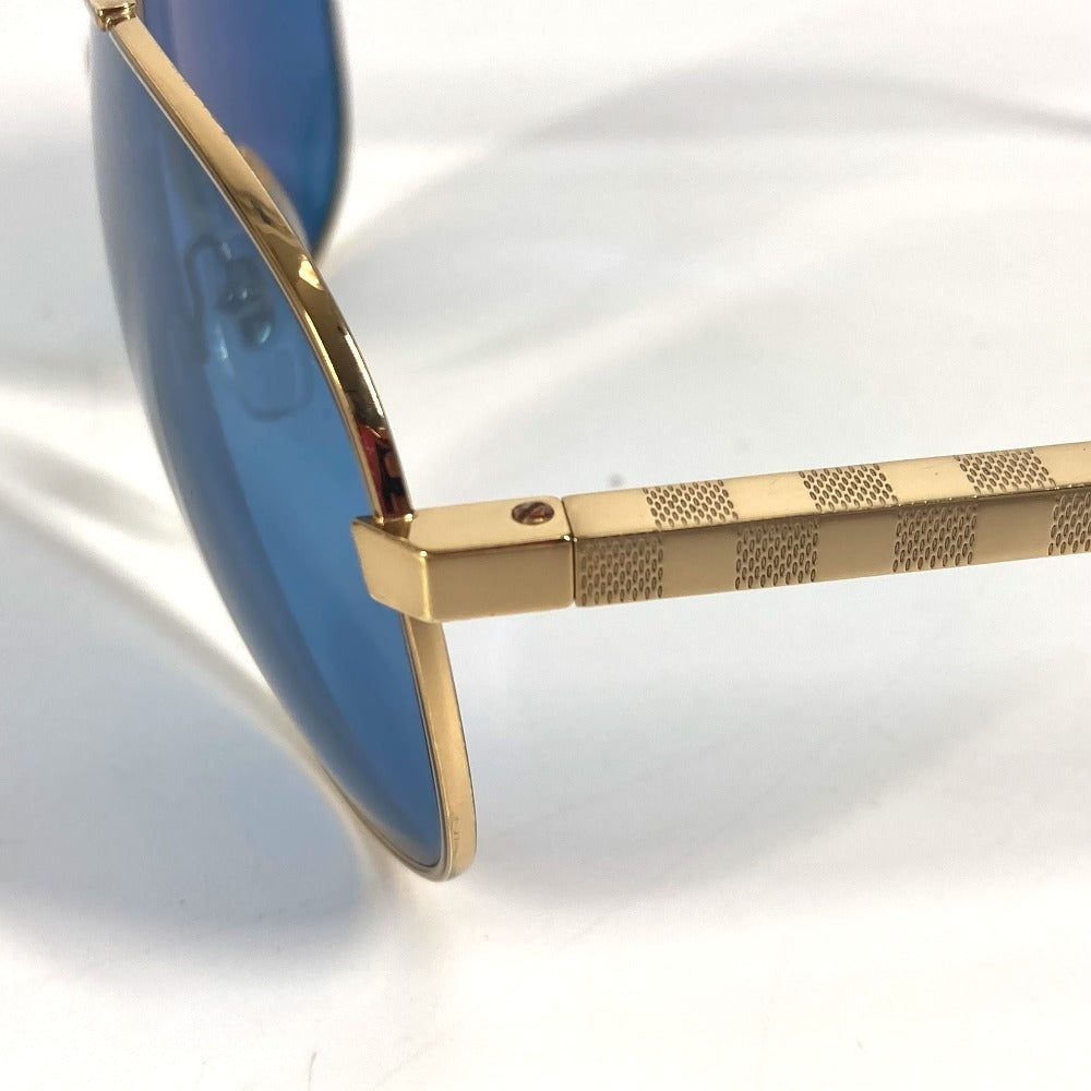 LOUIS VUITTON Z0789U アティテュード パイロット めがね メガネ アイウェア 眼鏡 サングラス メタル メンズ ブルー