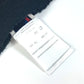 MONCLER Logo Fringe Scarf Wool Unisex Black