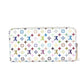 LOUIS VUITTON M13922 Japan-Exclusive LV x TM Monogram Multicolore Zippy Wallet, Monogram, Takashi Murakami, Round Zip Long Wallet, Monogram Multicolore Canvas, Unisex, White