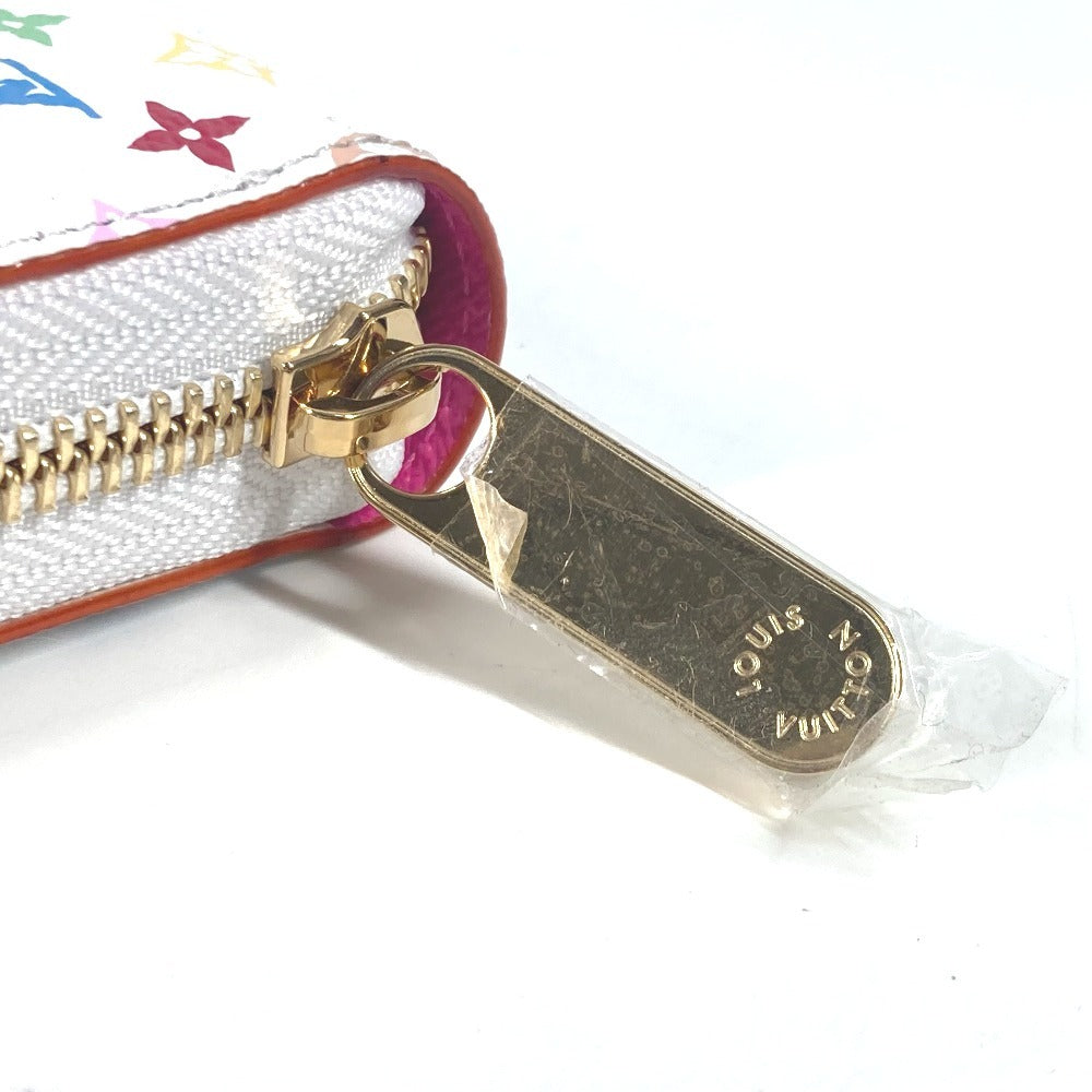 LOUIS VUITTON M13922 Japan-Exclusive LV x TM Monogram Multicolore Zippy Wallet, Monogram, Takashi Murakami, Round Zip Long Wallet, Monogram Multicolore Canvas, Unisex, White