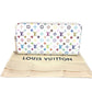 LOUIS VUITTON M13922 Japan-Exclusive LV x TM Monogram Multicolore Zippy Wallet, Monogram, Takashi Murakami, Round Zip Long Wallet, Monogram Multicolore Canvas, Unisex, White