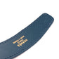 HERMES H Belt Constance Mini Thin Belt with Buckle, Women's Leather Pants Belt, Red and Navy