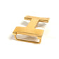 HERMES H Belt Constance Mini Thin Belt with Buckle, Women's Leather Pants Belt, Red and Navy