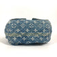 LOUIS VUITTON M95057 Monogram Denim Sac Ado PM Backpack, Monogram Denim Canvas, Women's, Blue