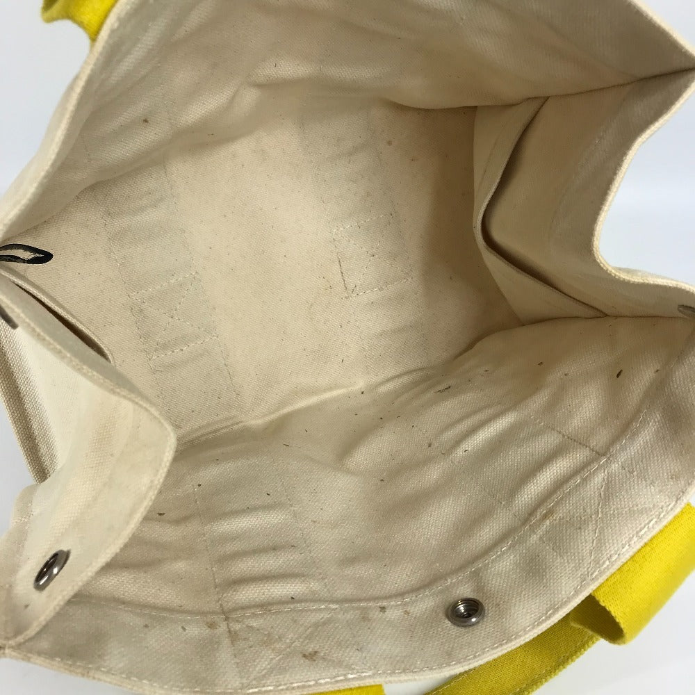 HERMES Bora Bora PM Handbag/Tote Bag Canvas Unisex Yellow